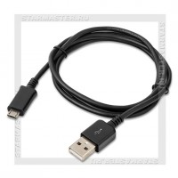 Кабель USB 2.0 -- micro USB, 1м, DEFENDER USB08-03H, черный
