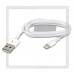 Кабель для Apple 8-pin Lightning -- USB, DEFENDER, 1м, ACH01-03H, белый