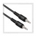 Кабель Audio Jack 3.5 мм (m) -- Jack 3.5 мм (m), 1м, Perfeo, черный