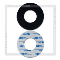 Самоклеящееся кольцо Perfeo 090 Magic Sticker под присоску, 90 мм, черный
