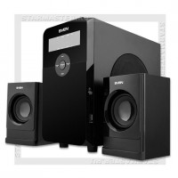 Акустическая система 2.1 SVEN MS-2000, 40Вт FM/MP3, МДФ, 220V, черный