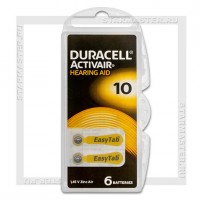 Батарейка PR70 Duracell 1.4V ActiveAir ZA10 Nugget Box/6