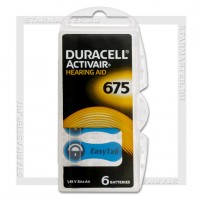 Батарейка PR44 Duracell 1.4V ActiveAir ZA675 Nugget Box/6