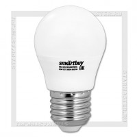Светодиодная лампа E27 G45 8.5W 3000K, SmartBuy LED 220V