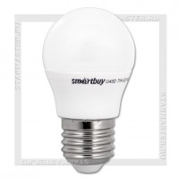 Диммируемая светодиодная лампа E27 G45D 7W 4000K, SmartBuy LED 220V
