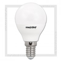 Светодиодная лампа E14 P45 8.5W 3000K, SmartBuy LED 220V