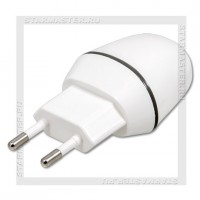 Зарядное устройство 220V -> USB 2A SmartBuy NOVA MKIII, белый