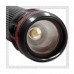 Фонарь SmartBuy 3W LED, 3 режима, zoom, алюминиевый, черный, 3xAAA