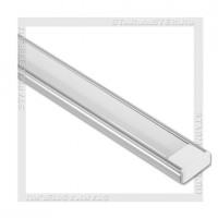 Профиль алюминиевый для светодиодной LED ленты, 16*6мм 2м, SmartBuy, п-образный