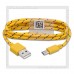 Кабель USB 2.0 -- micro USB, 1.2м, SmartBuy, нейлон, желтый