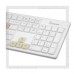 Комплект беспроводной 2в1 клавиатура+мышь SmartBuy 218346AG White
