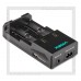 Зарядное устройство 220V/12V для аккумуляторов Videx VCH-U202 (1-2 AAA/AA/C, 18650, 14500)