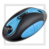 Селфи кнопка Perfeo S5 Zoom Remote Shutter, Bluetooth, черный+синий
