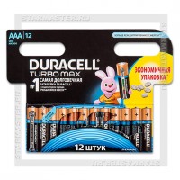 Батарейка AAA Alkaline Duracell TURBO MAX LR03/12