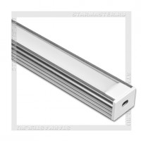 Профиль алюминиевый для светодиодной LED ленты, 16*12мм 2м, SmartBuy, п-образный