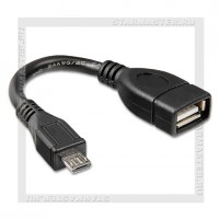 Переходник (кабель) USB 2.0 (Af) - micro USB 5 pin (Bm), 8см, OTG, DEFENDER