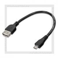 Переходник (кабель) USB 2.0 (Af) - micro USB 5 pin (Bm), 0.2м, OTG, Perfeo
