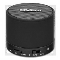 Колонка портативная Sven PS-45BL, Bluetooth, MP3, FM, черная