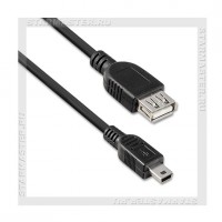 Кабель USB 2.0 -- mini USB, 0.5м (5P) (Am-Bm), VS
