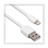 Кабель для Apple 8-pin Lightning -- USB, Havit 8501, 1м, OD 4.0мм, белый