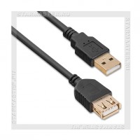 Кабель USB 2.0 удлинительный (Am-Af), 3м DEFENDER PRO USB02-10, Blister