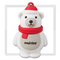 Накопитель USB Flash 8Gb SmartBuy White Bear (белый медведь) (USB 2.0)