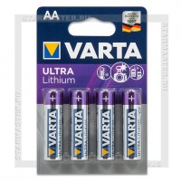 Батарейка AA Lithium VARTA LR6/4 Blister