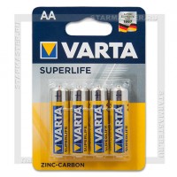 Батарейка AA VARTA Super Life R6/4 Blister