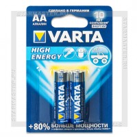 Батарейка AA Alkaline VARTA LONGLIFE Power (High Energy) LR6/2 Blister