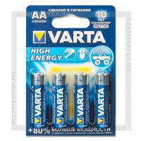 Батарейка AA Alkaline VARTA LONGLIFE Power (High Energy) LR6/4 Blister