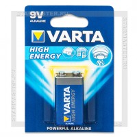 Батарейка E 9V Krona Alkaline VARTA LONGLIFE Power (High Energy) Blister