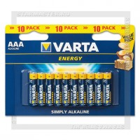 Батарейка AAA Alkaline VARTA Energy LR03/10 Blister
