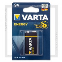 Батарейка E 9V Krona Alkaline VARTA Energy Blister
