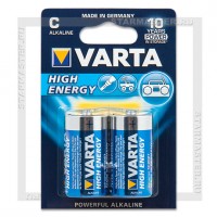 Батарейка C Baby Alkaline VARTA LONGLIFE Power (High Energy) LR14/2 Blister
