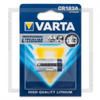Батарейка CR123 3V Lithium VARTA Professional Blister/1