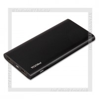 Аккумулятор портативный REMAX 10000 mAh PRODA KINZY 2*USB, Black