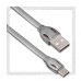 Кабель USB 2.0 - USB Type-C, 1м REMAX RC-035a Laser, Grey, LED 2A