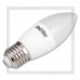 Светодиодная лампа E27 C37 9.5W 3000K, SmartBuy LED 220V