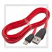 Кабель для Apple 8-pin Lightning -- USB, REMAX 030i Aliens, 1м, красный, 2A