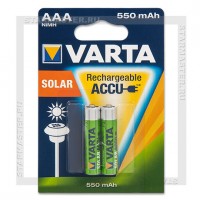 Аккумулятор AAA Ni-MH 550мАч VARTA Solar Blister/2