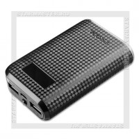 Аккумулятор портативный REMAX 10000 mAh PRODA Power Box, 2*USB, LCD, LED, черный