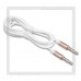 Кабель Audio Jack 3.5 мм (m) -- Jack 3.5 мм (m), 1м, REMAX RL-L100, белый