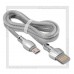 Кабель USB 2.0 -- micro USB, 1м, REMAX 063m King, оплетка металл, Silver, 2A