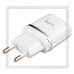 Зарядное устройство 220V -> USBx2, 2.4A HOCO C12, белый