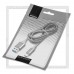 Кабель USB 3.0 - USB Type-C, 1.2м SmartBuy, нейлон, Silver