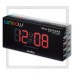Часы-будильник Perfeo «LUMINOUS» LED, цифры 8х4,5 см, белый/зеленый