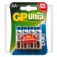 Батарейка AA Alkaline GP LR6/4 Blister Ultra Plus