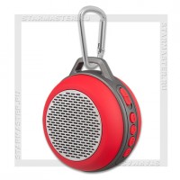 Колонка портативная Perfeo SOLO, 5Вт, Bluetooth, MP3/FM, AUX, microSD, красная