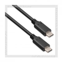 Кабель USB 3.0 Type-C - Type-C, 1м DEFENDER 2A PRO USB99-03H, черный