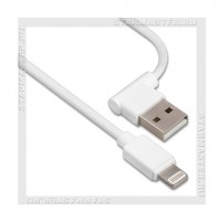 Кабель для Apple 8-pin Lightning -- USB, HOCO UPL11 1.2м, угловой USB, белый